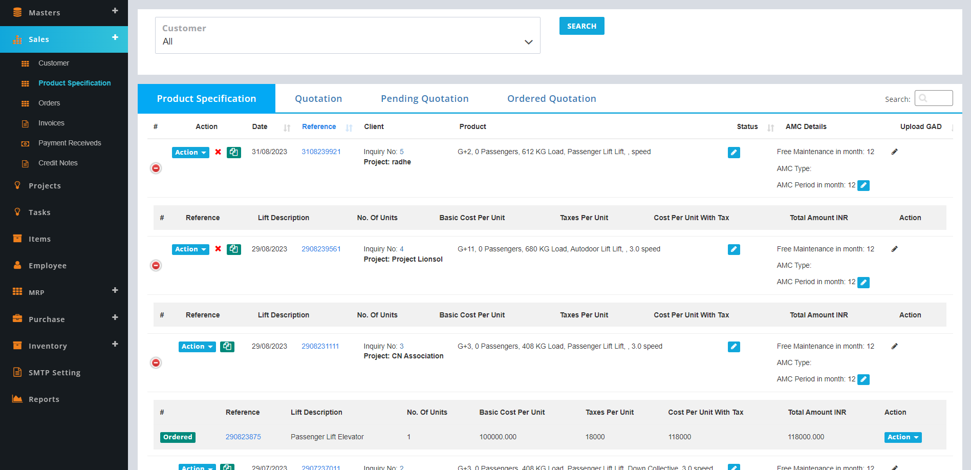 CRM Dashboard Preview